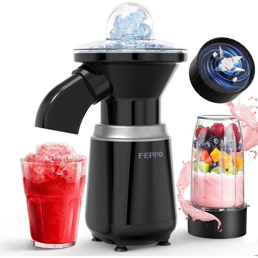 2 in 1 Ice Shaver Blender, Smoothie Maker, Frozen Drinks, Black‎ New in Box